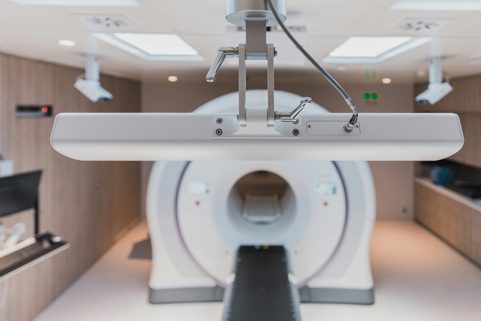 CT scanner in a radiology imaging suite at Baptist Health